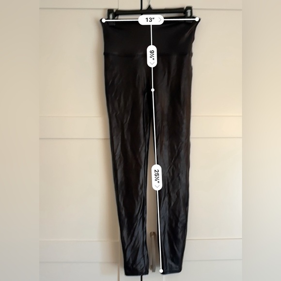 Spanx Faux Leather Leggings size large - Picture 4 of 5